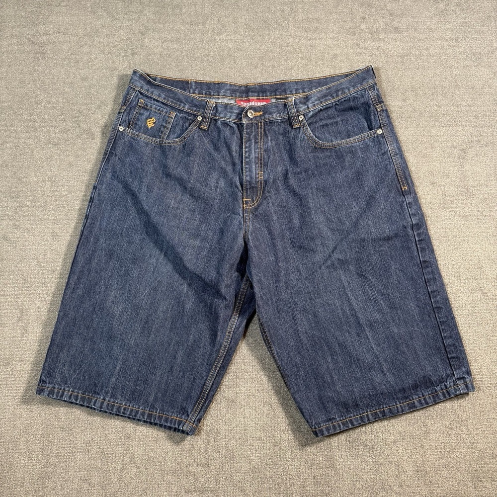 Rocawear Jean Shorts Men's Size 40x15 (Tag 42x15)  Baggy Big R Pocket Denim Y2K